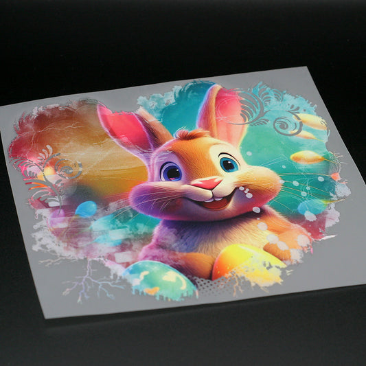 Hase mit Ostereiern
