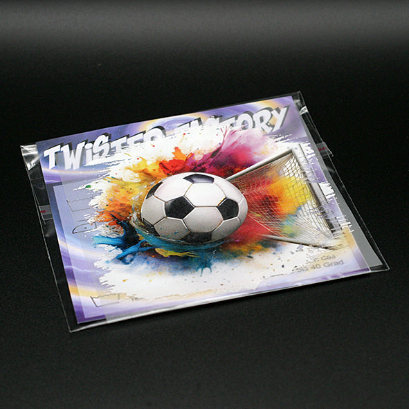 Bügelbild Spalsh Fussball