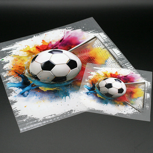Bügelbild Spalsh Fussball