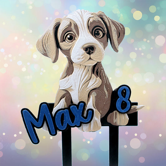 Caketopper Hund 3D Druck