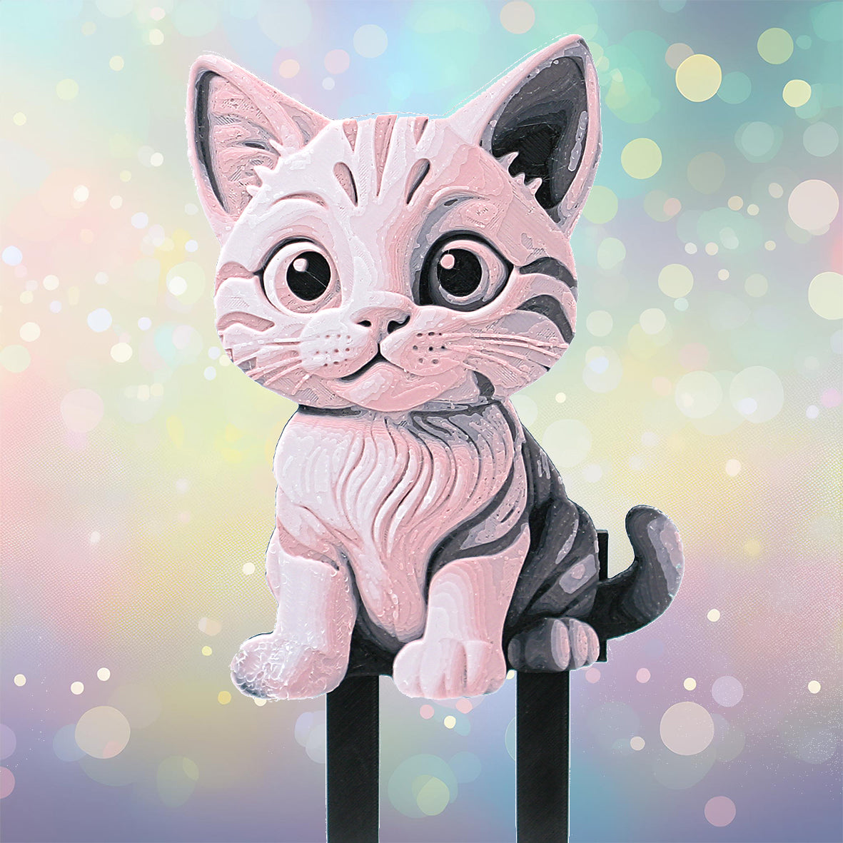 Caketopper Katze 3D Druck