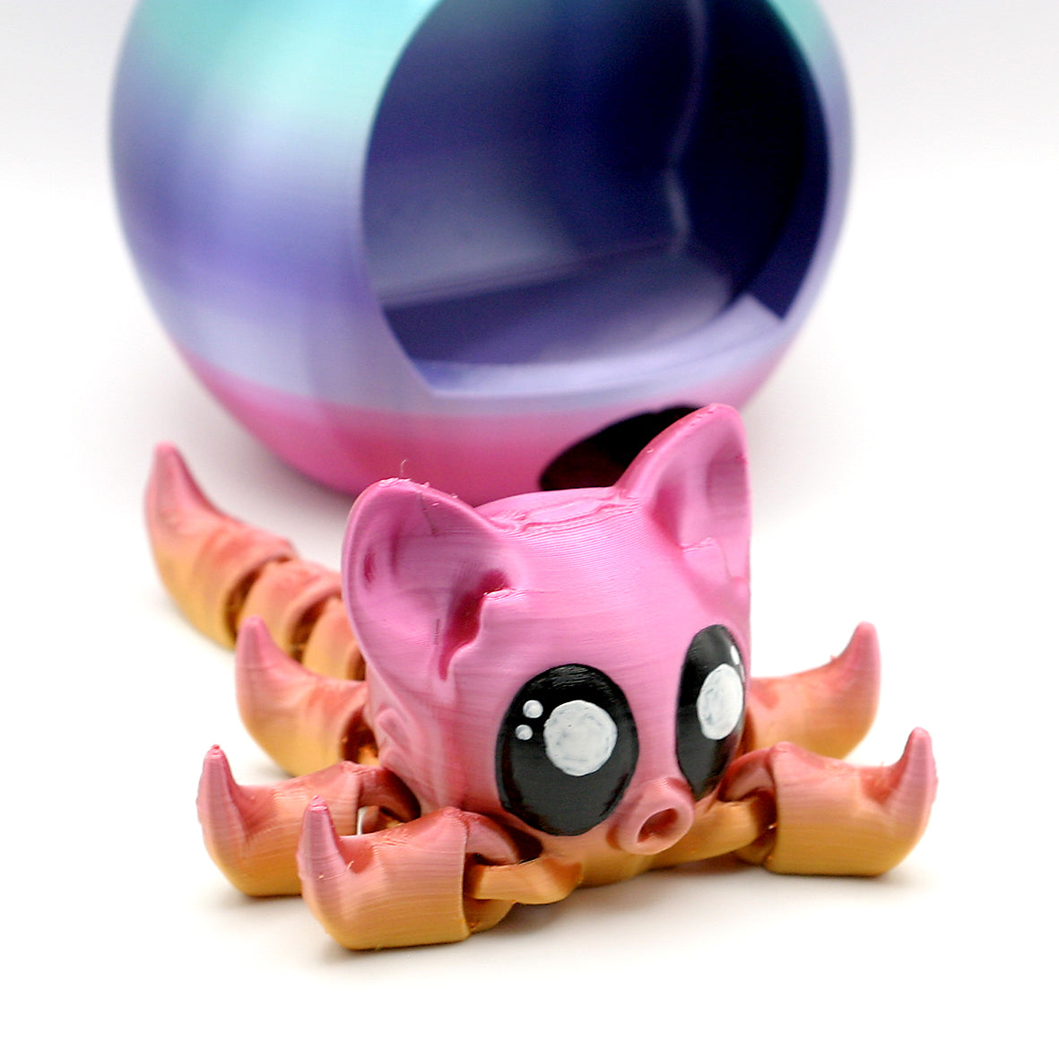 Octopus-Kitty 3D gedruckt beweglich
