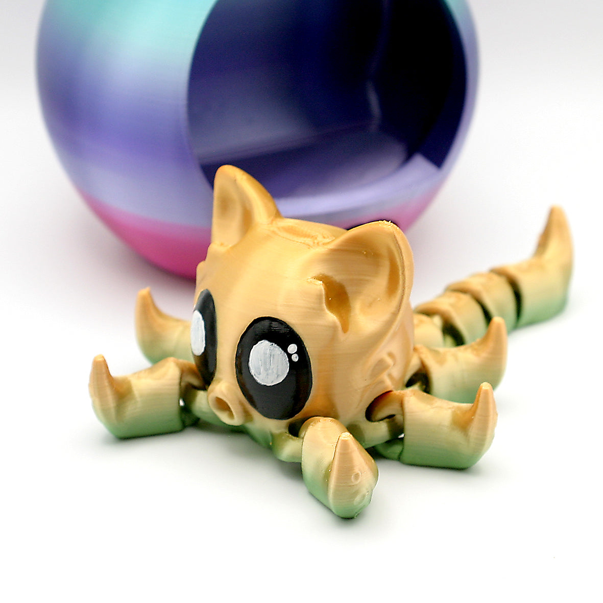 Octopus-Kitty 3D gedruckt beweglich