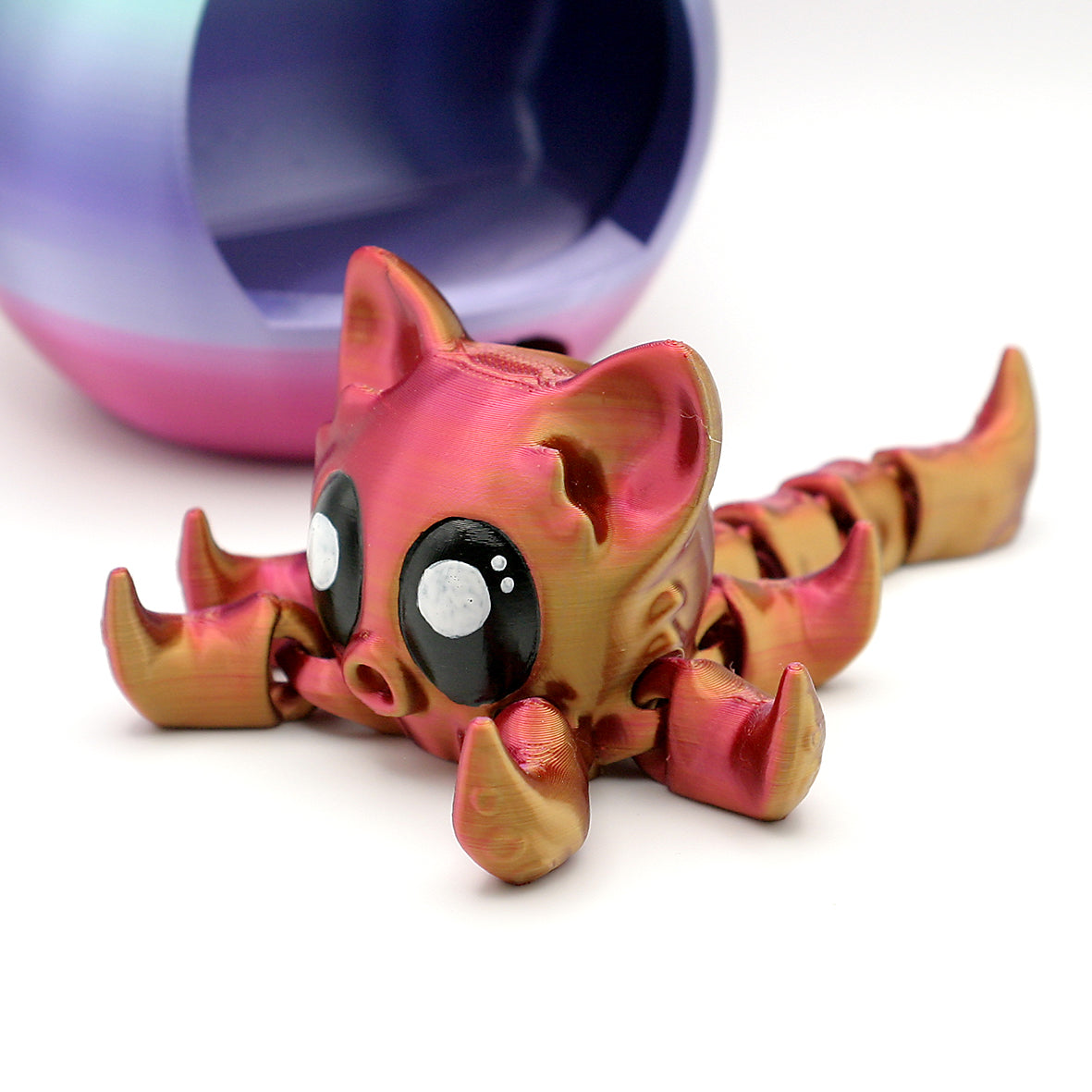 Octopus-Kitty 3D gedruckt beweglich