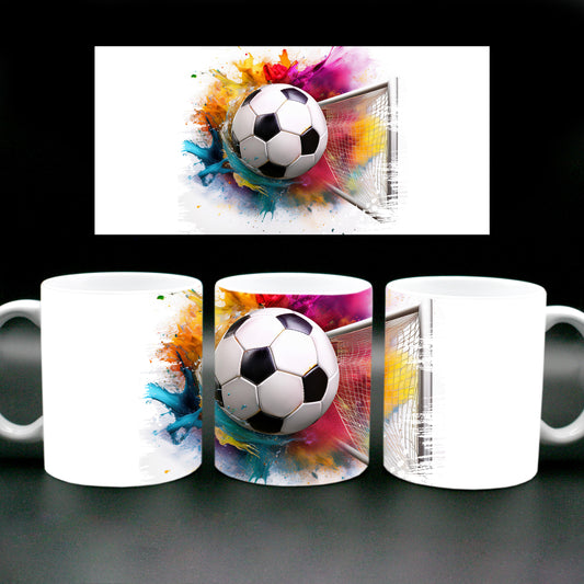 Tasse Splash Fussball