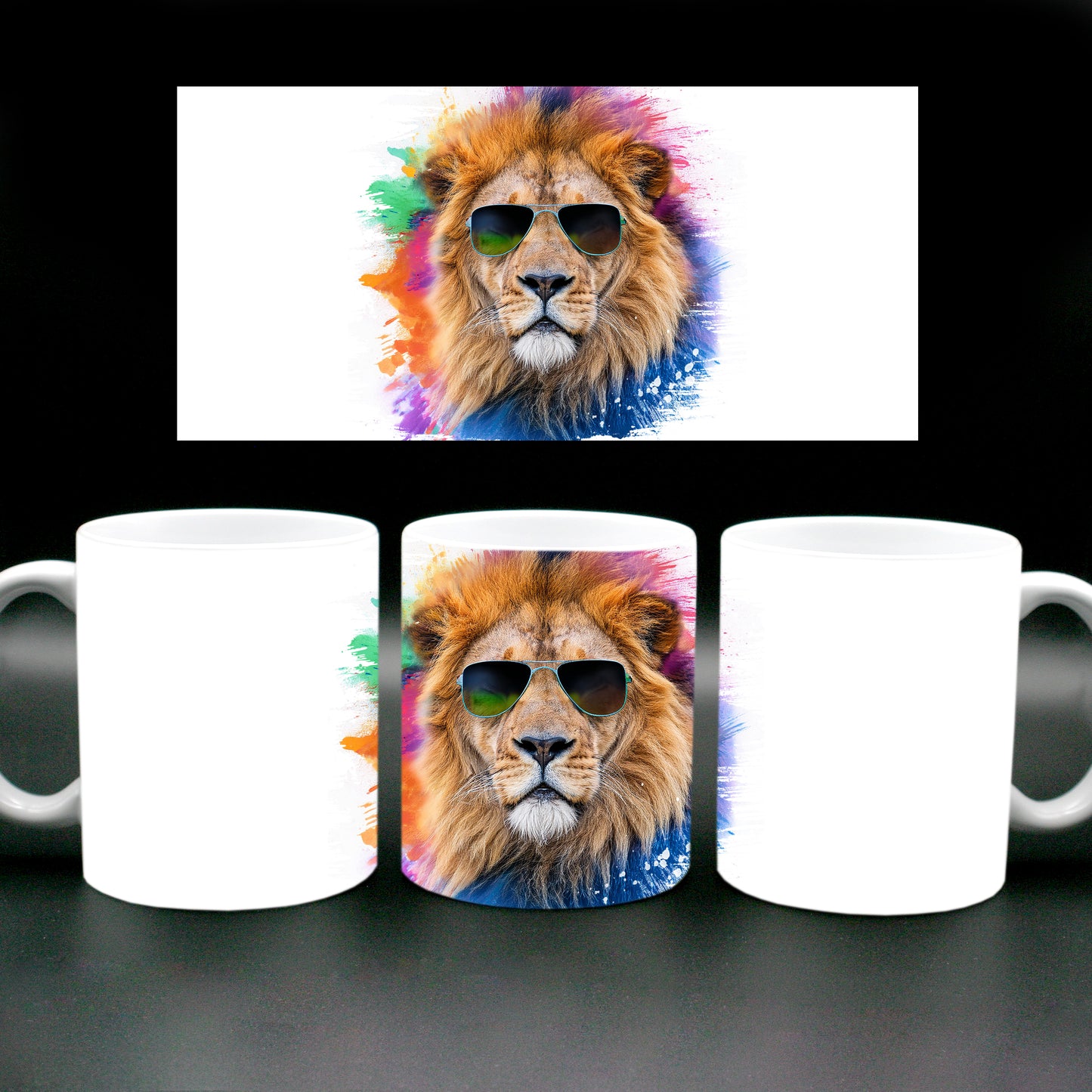 Tasse Splash Löwe