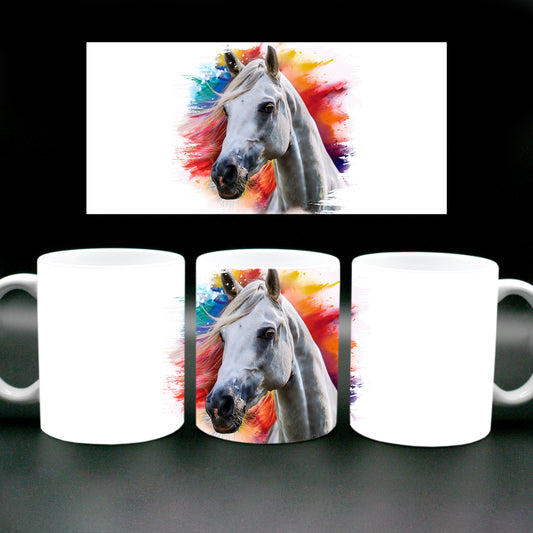 Tasse Splash Pferd