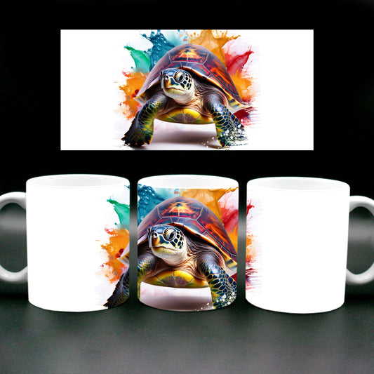 Tasse Splash Schildkröte