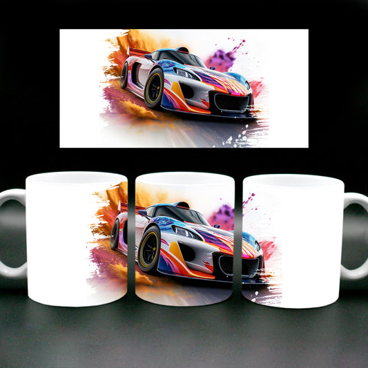 Tasse Splash Sportwagen