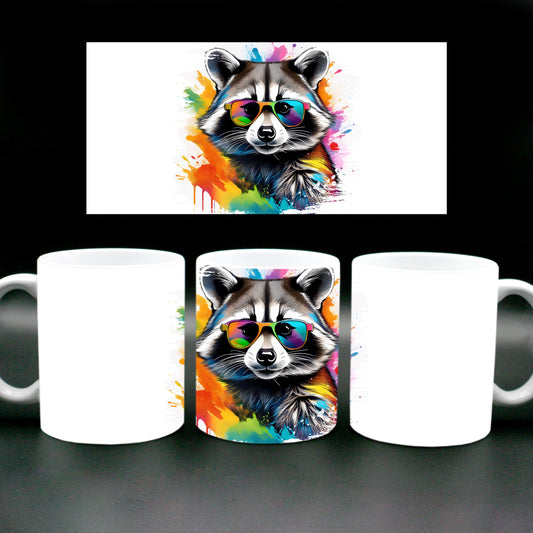 Tasse Splash Waschbär