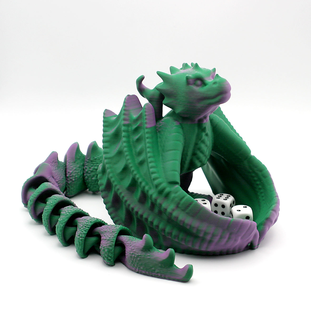 Würfelturm Drache mit Flexi-Schwanz